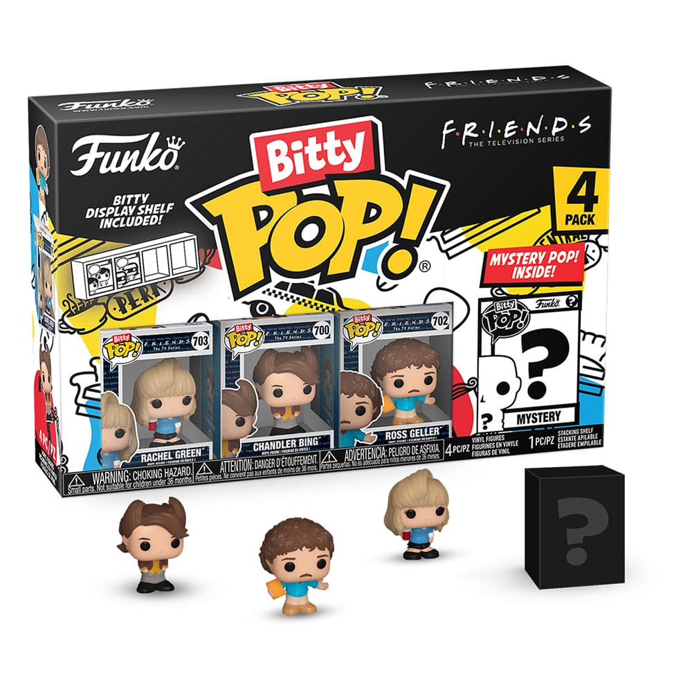 Friends Bitty POP! Vinyl Figure 4-Pack 80's Rachel 2,5 cm