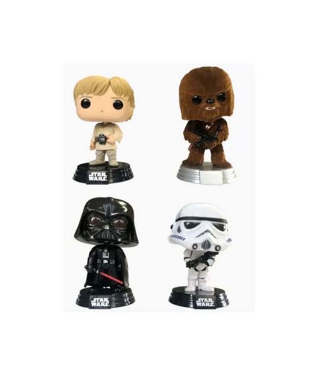 Star Wars POP! Movies Vinyl Figure 4-Pack New Classics (FL) 9 cm