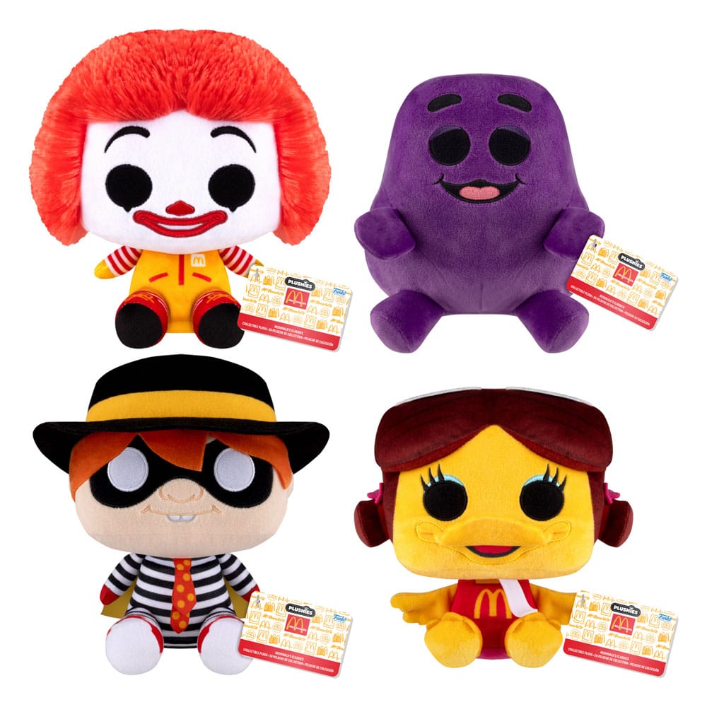 McDonalds Plush Figure Display 18 cm Assortment (6)
