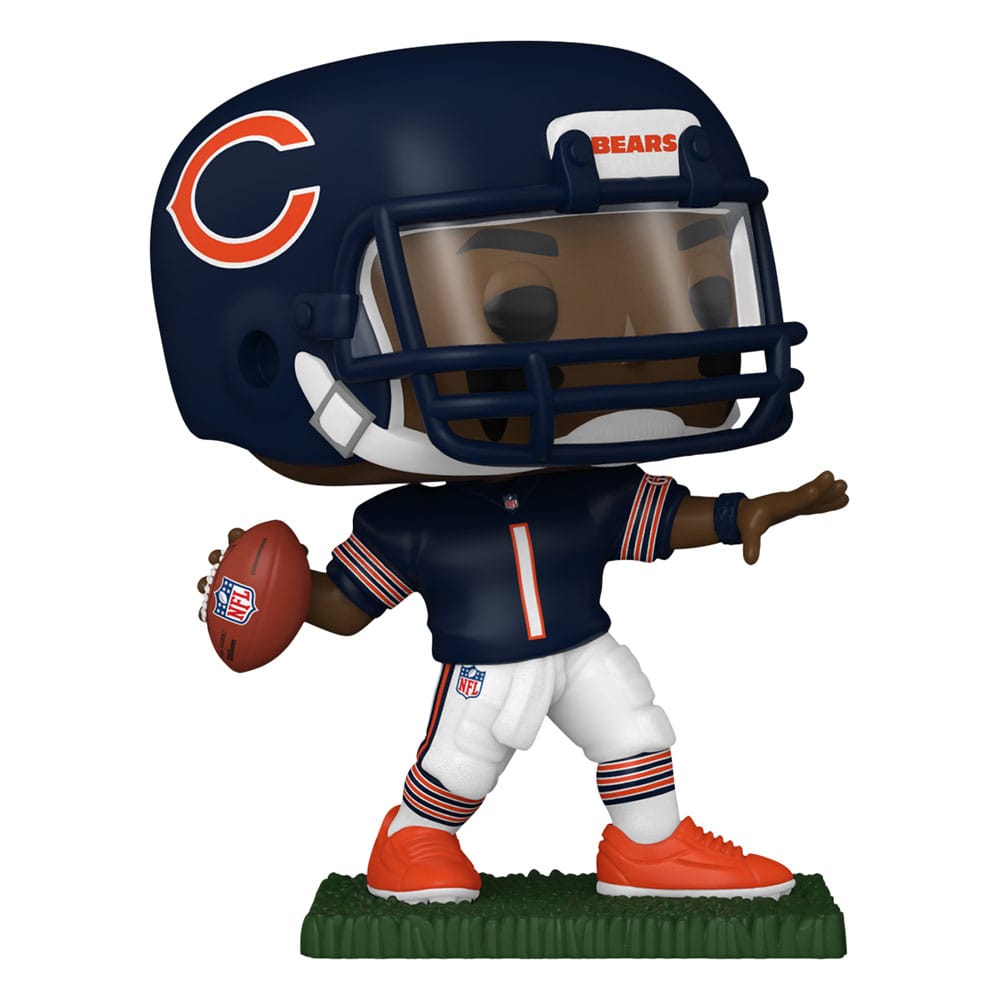 NFL POP! Football Bears Vinyl Figur af Justin Fields 9 cm