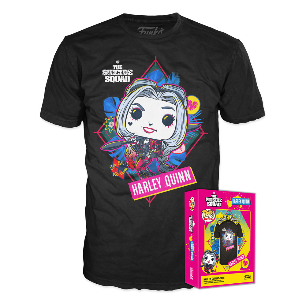 DC Comics Boxed Tee T-Shirt Harley Quinn Size L