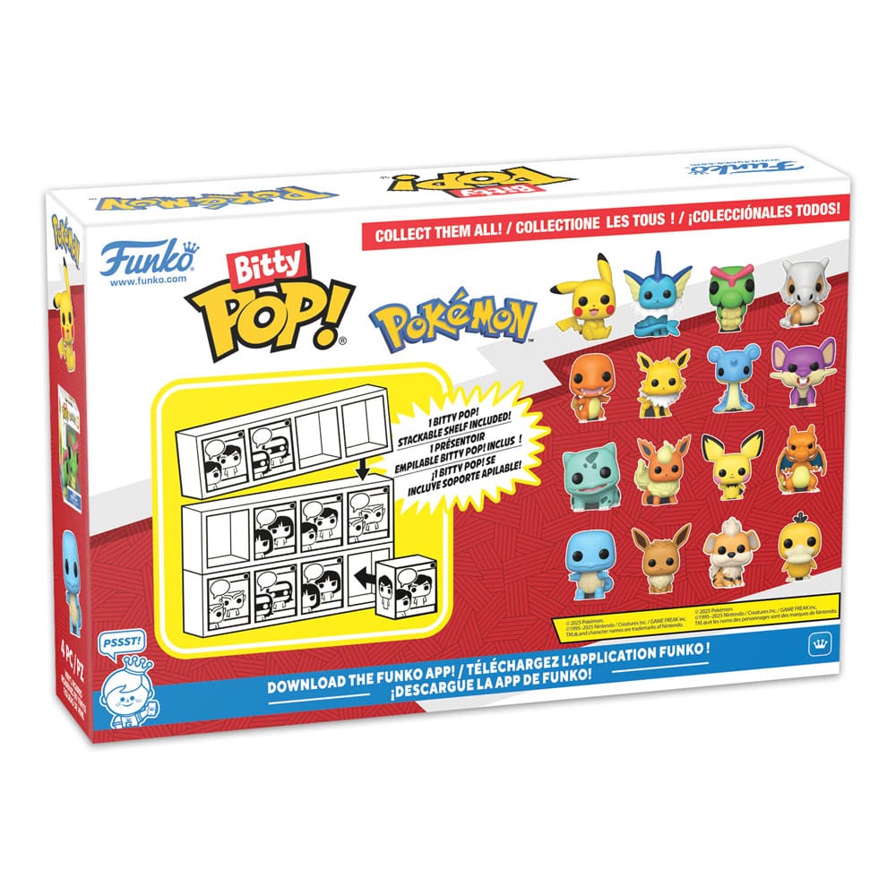 Pokémon Bitty POP! Vinyl Figure 4-Pack Series 1 2 cm 2