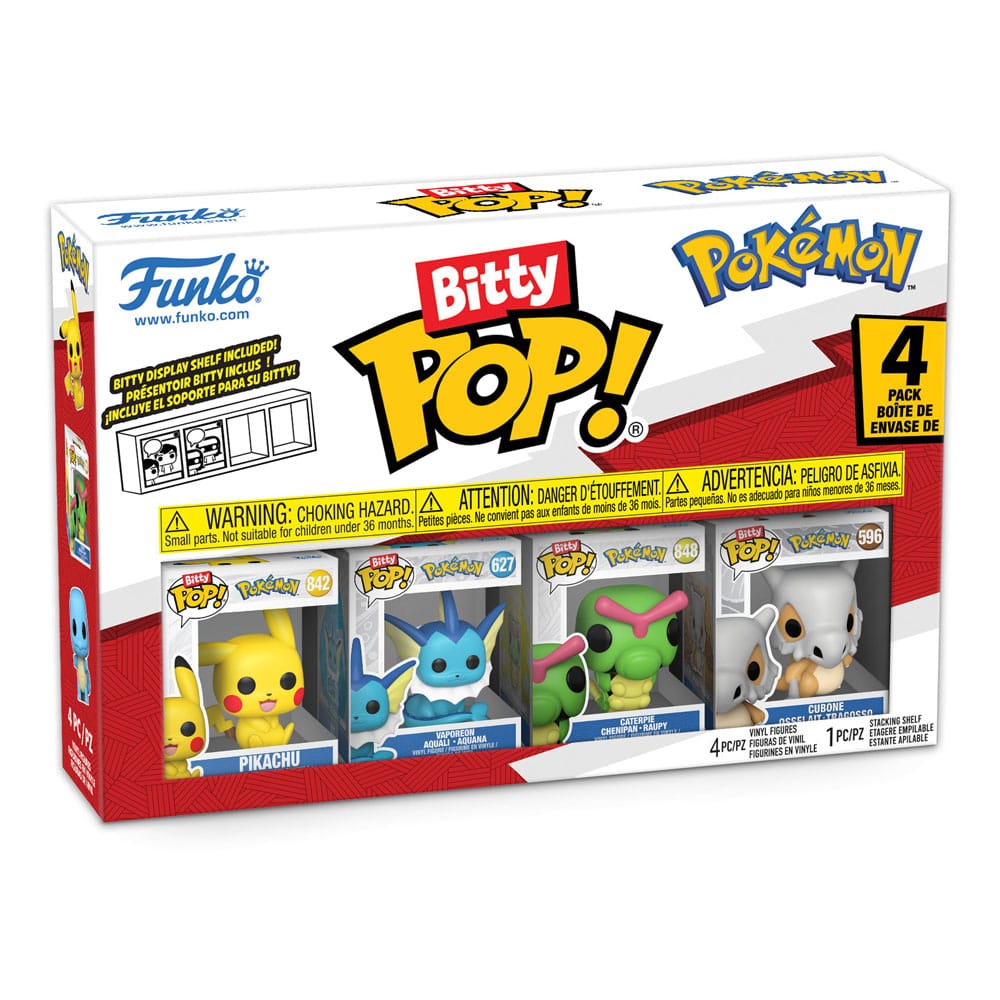 Pokémon Bitty POP! Vinyl Figure 4-Pack Series 1 2 cm 3