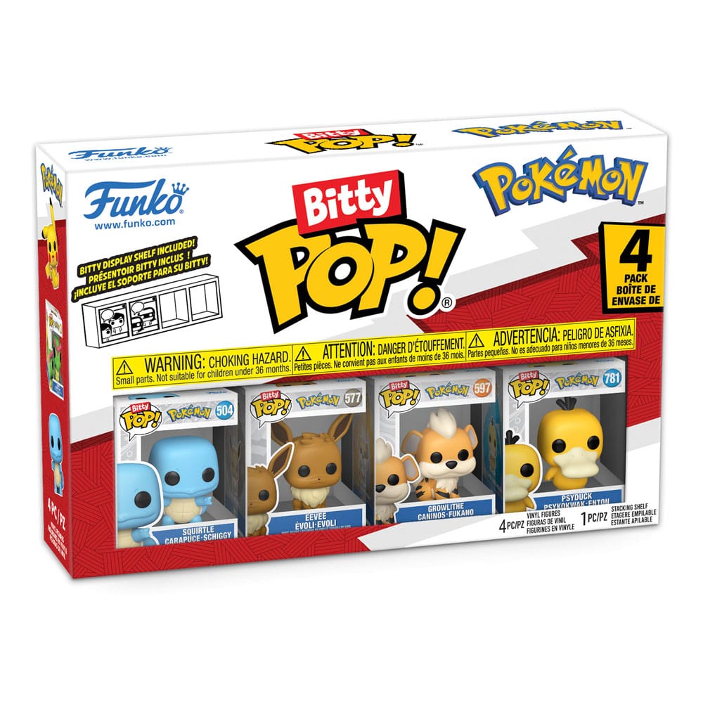 Pokémon Bitty POP! Vinyl Figure 4-Pack Series 4 2 cm 3