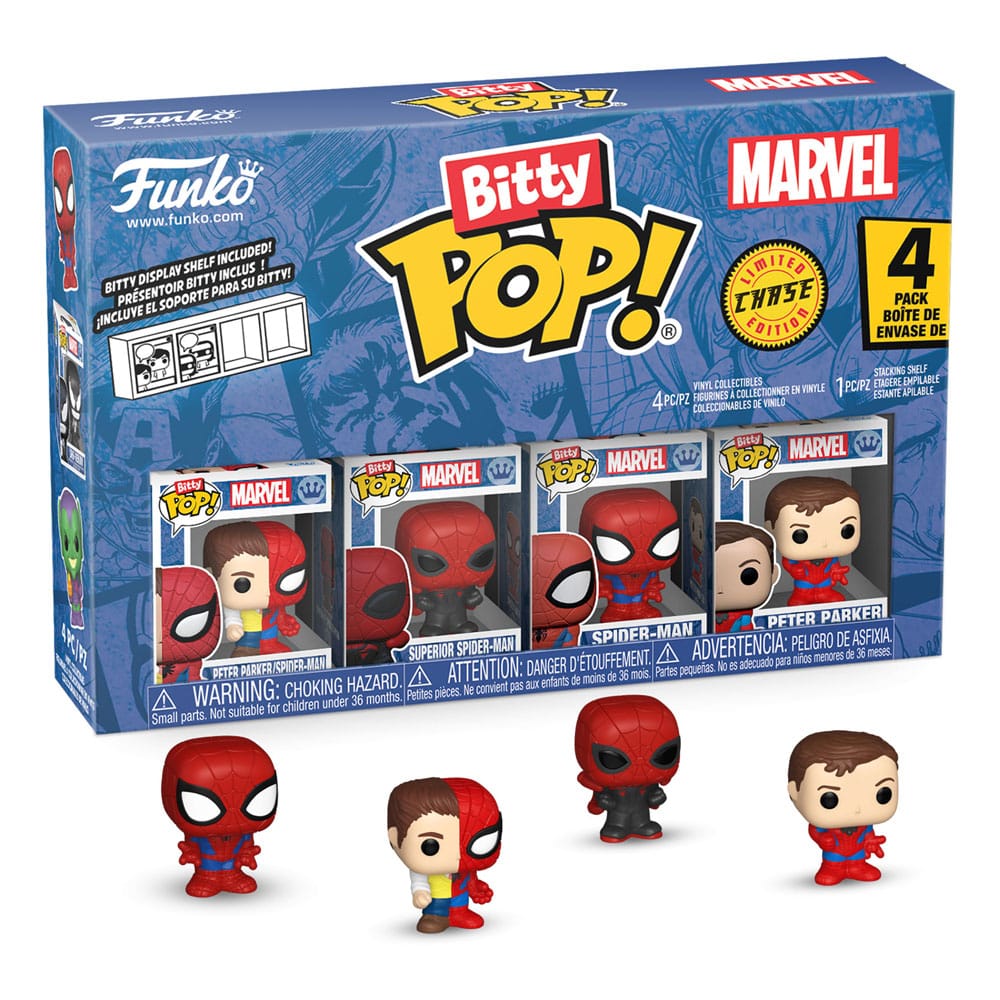 Spider-Man Bitty POP! Vinyl Figure 4-Pack Series 4 2 cm afbeelding