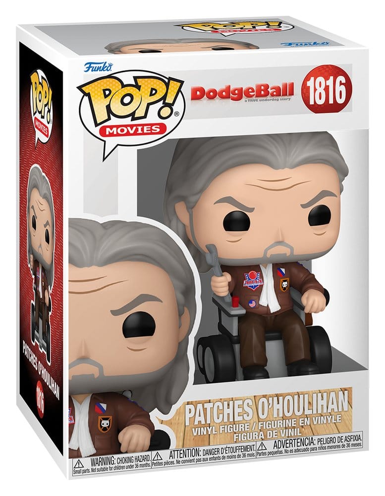 PRECOMENZI - Dodgeball POP! Disney Vinyl Figures Patches 9 cm
