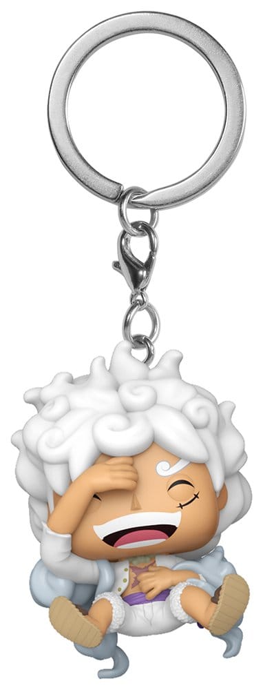 PRECOMENZI - One Piece Pocket POP! Vinyl Keychains 4 cm Luffy Gear 5 Display (12)