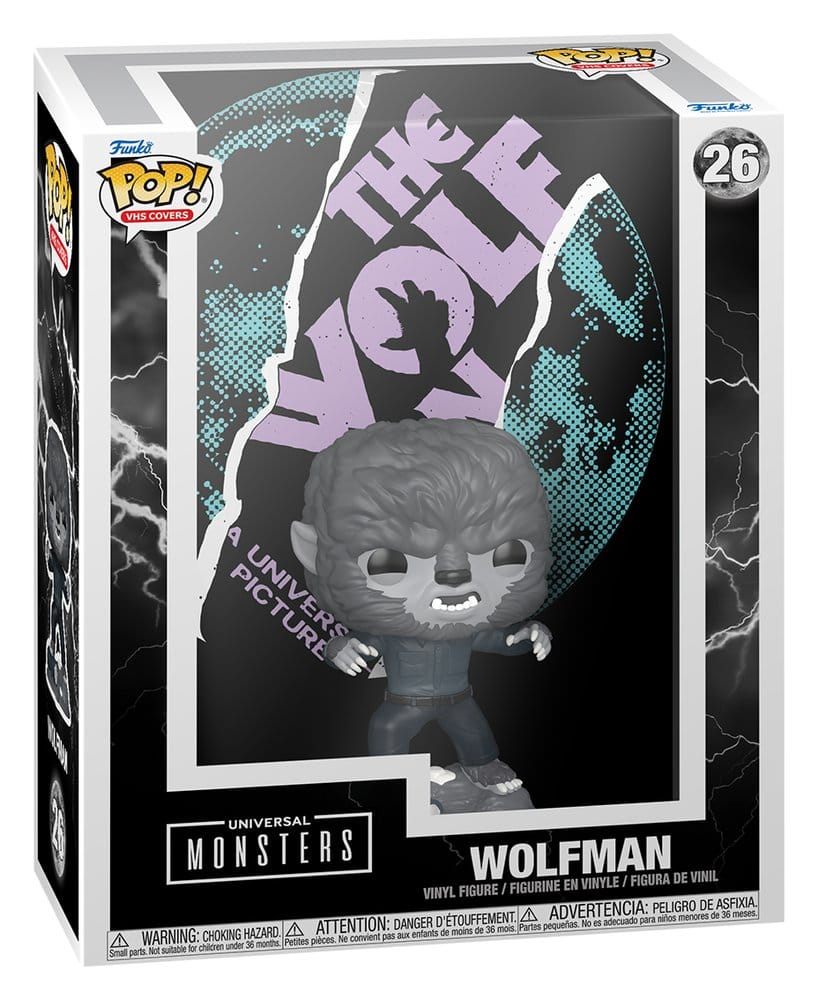PRECOMENZI - The Wolfman POP! VHS Covers Vinyl Figure Wolfman 9 cm