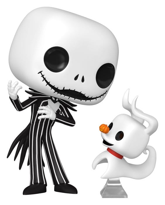 The Nightmare Before Christmas POP! & Buddy Vinyl Figure Jack & Zero 9 cm