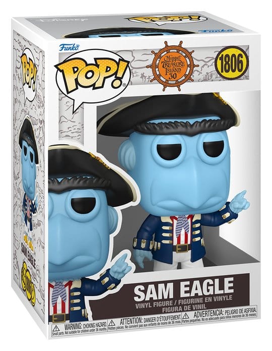 Collectibles - Muppet Treasure Island POP! Movies Vinyl Figure Sam Eagle 9 cm