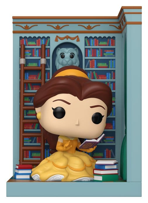 Beauty and the Beast POP! Nooks Vinyl Diorama Belle in Library 16 cm