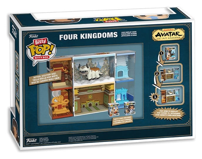 PRECOMENZI - Avatar: The Last Airbender Bitty POP! Bitty Box Display with 2 Vinyl Figures Kingdoms