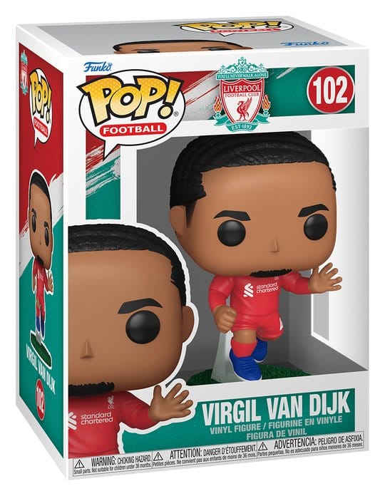 PRECOMENZI - Liverpool F.C. POP! Football Vinyl Figure Virgil Van Dijk 9 cm