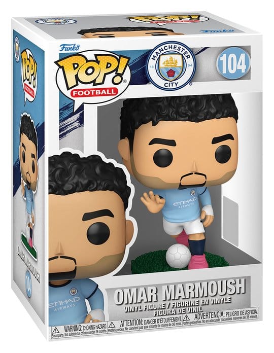 PRECOMENZI - Manchester City F.C. POP! Football Vinyl Figure Omar Marmoush 9 cm