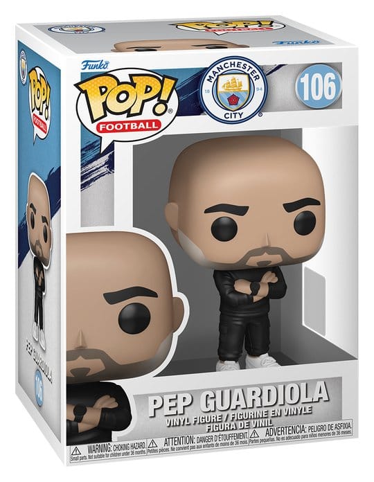 PRECOMENZI - Manchester City F.C. POP! Football Vinyl Figure Pep Guardiola 9 cm