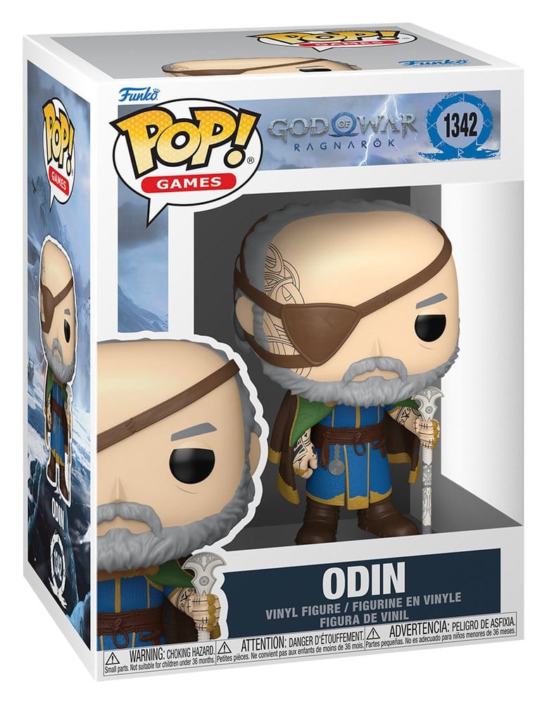 PRECOMENZI - God of War Ragnarök POP! Games Vinyl Figure Odin 9 cm