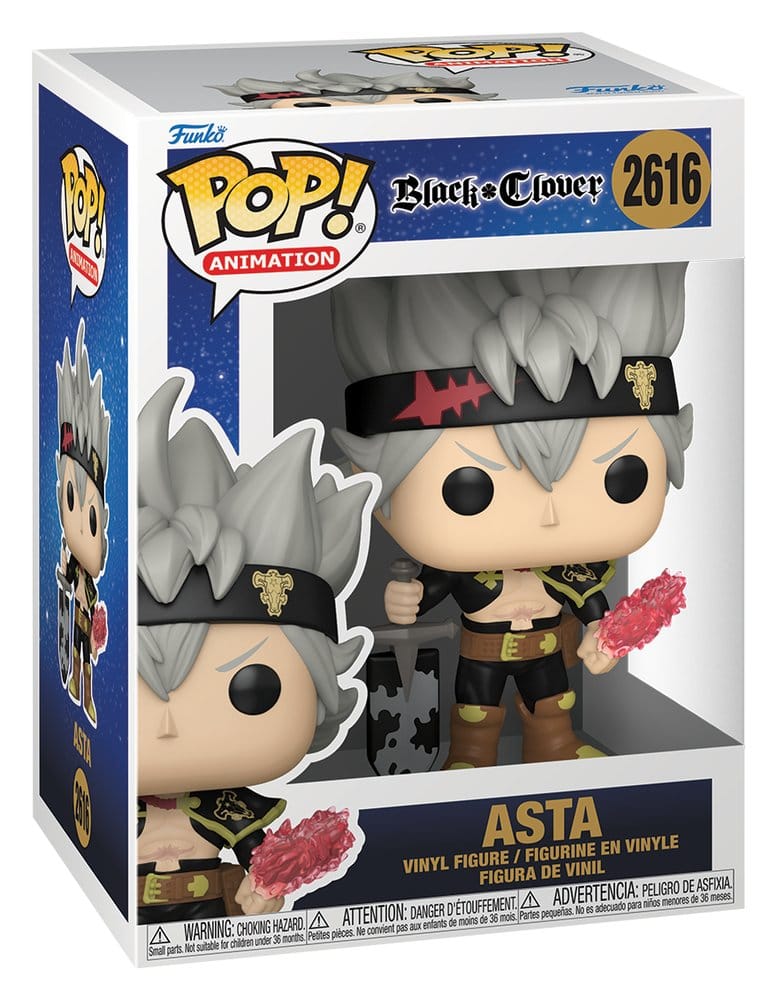 PRECOMENZI - Black Clover POP! Animation Vinyl Figure Asta 9 cm