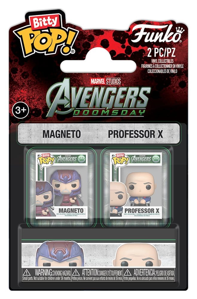 Marvel Bitty POP! Mini Figures 2-Pack Magneto & Professor X 2 cm [2]