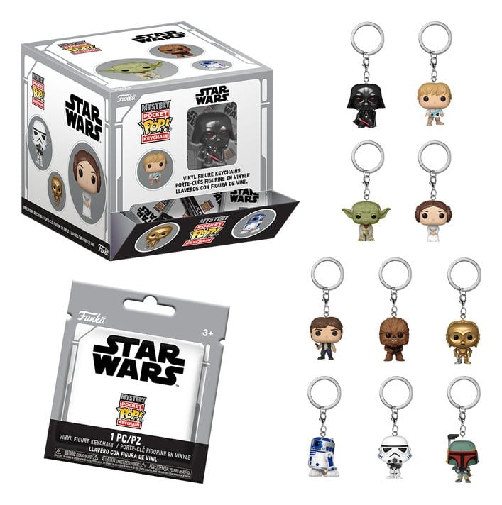 Star Wars POP! Vinyl Keychains 4 cm Display (12)