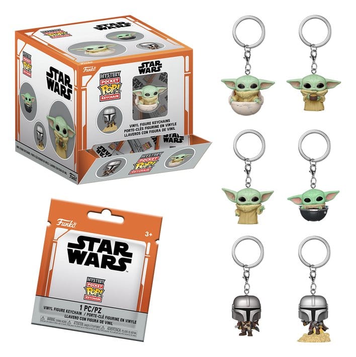 Star Wars POP! Vinyl Keychains The Mandalorian 4 cm Display (12)