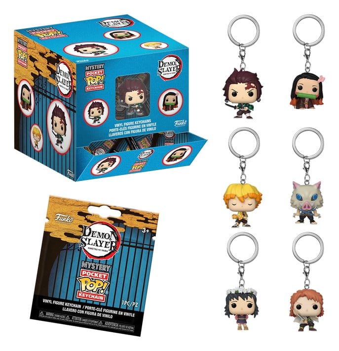 Demon Slayer: Kimetsu no Yaiba POP! Vinyl Keychains 4 cm Display (12)
