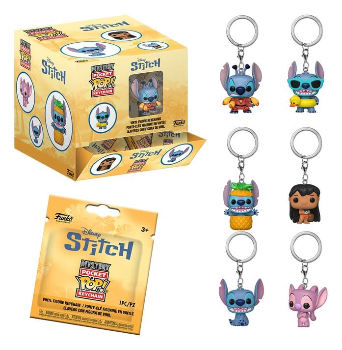 Lilo & Stitch POP! Vinyl Keychains 4 cm Display (12)