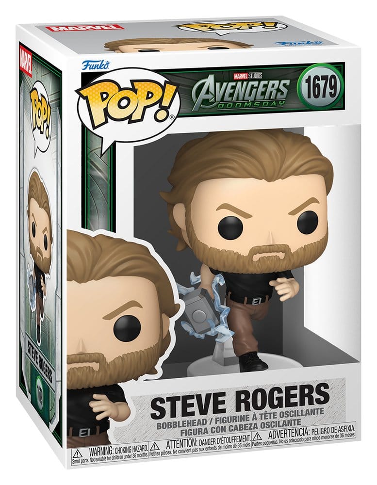 PRECOMENZI - Marvel POP! Comics Vinyl Figure Steve Rogers (Doomsday) 9 cm