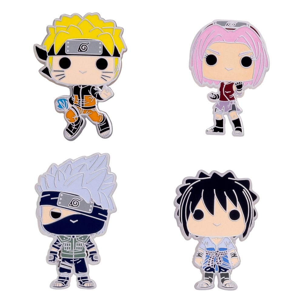 Loungefly: Naruto - Team 7 Enamel Pin Set