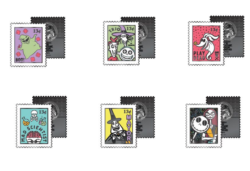 Nightmare Before Christmas POP! Enamel Pins Stamps 4 cm Assortment (32)