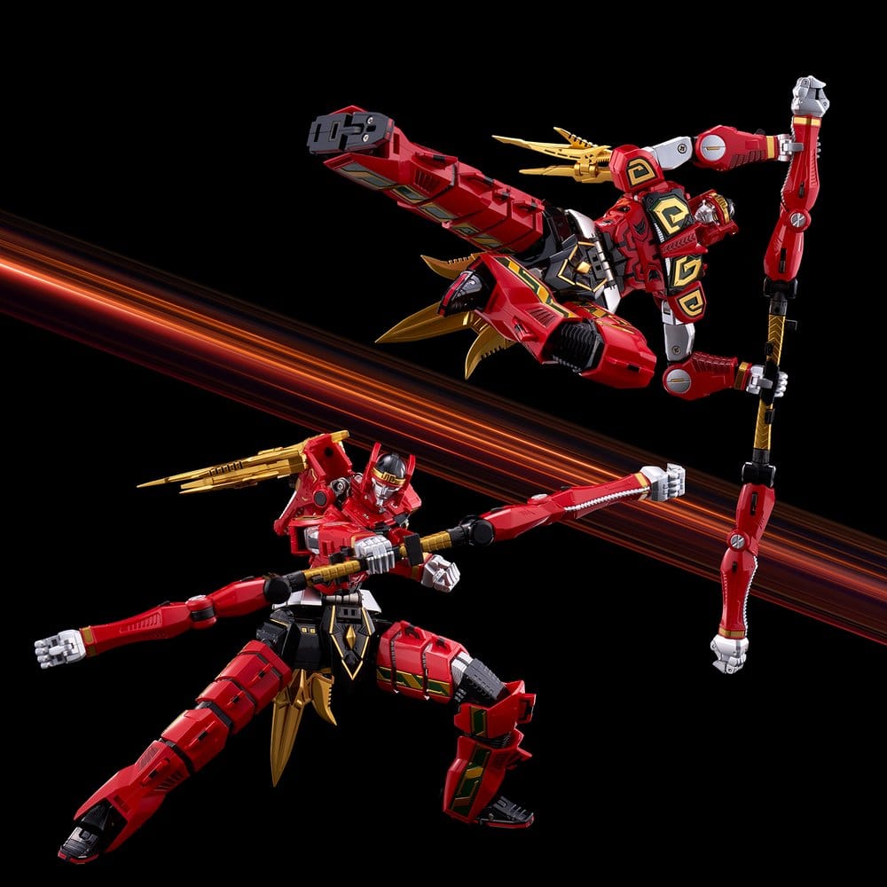 Power Rangers Go! Kuro Kara Combine Action Figure Thunder Megazord 28 cm [12]