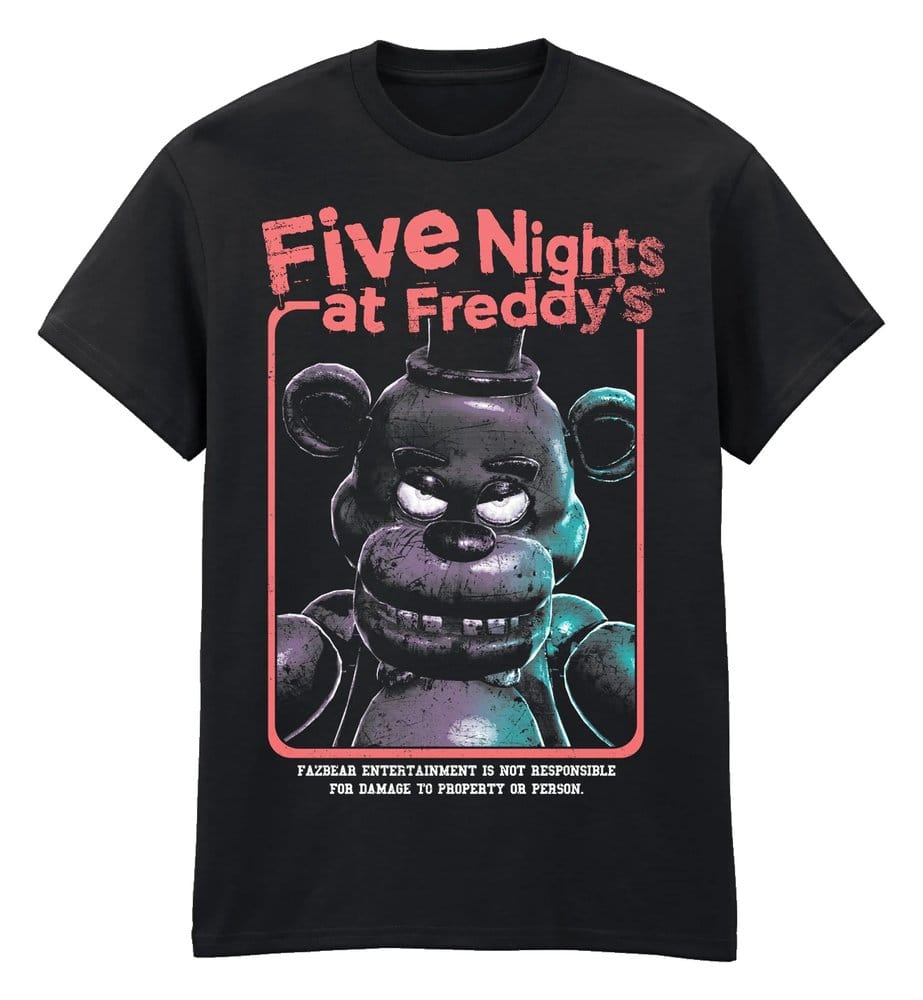 Five Nights at Freddy's T-Shirt VHS Size L