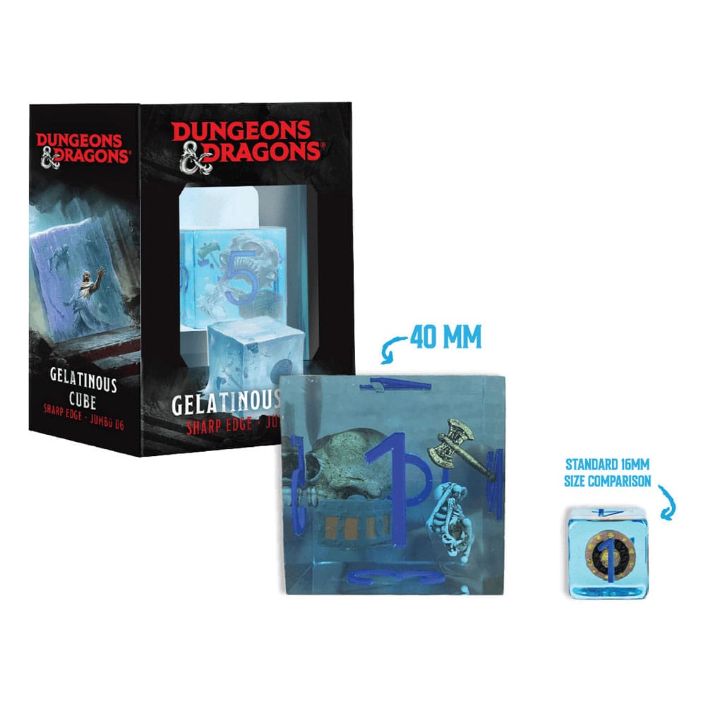 Dungeons & Dragons Jumbo Dice Gelatinous Cube 4 cm