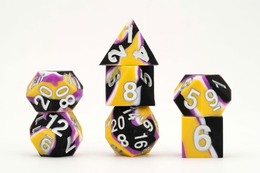 MDG Dice Set Pride Nonbinary Flag