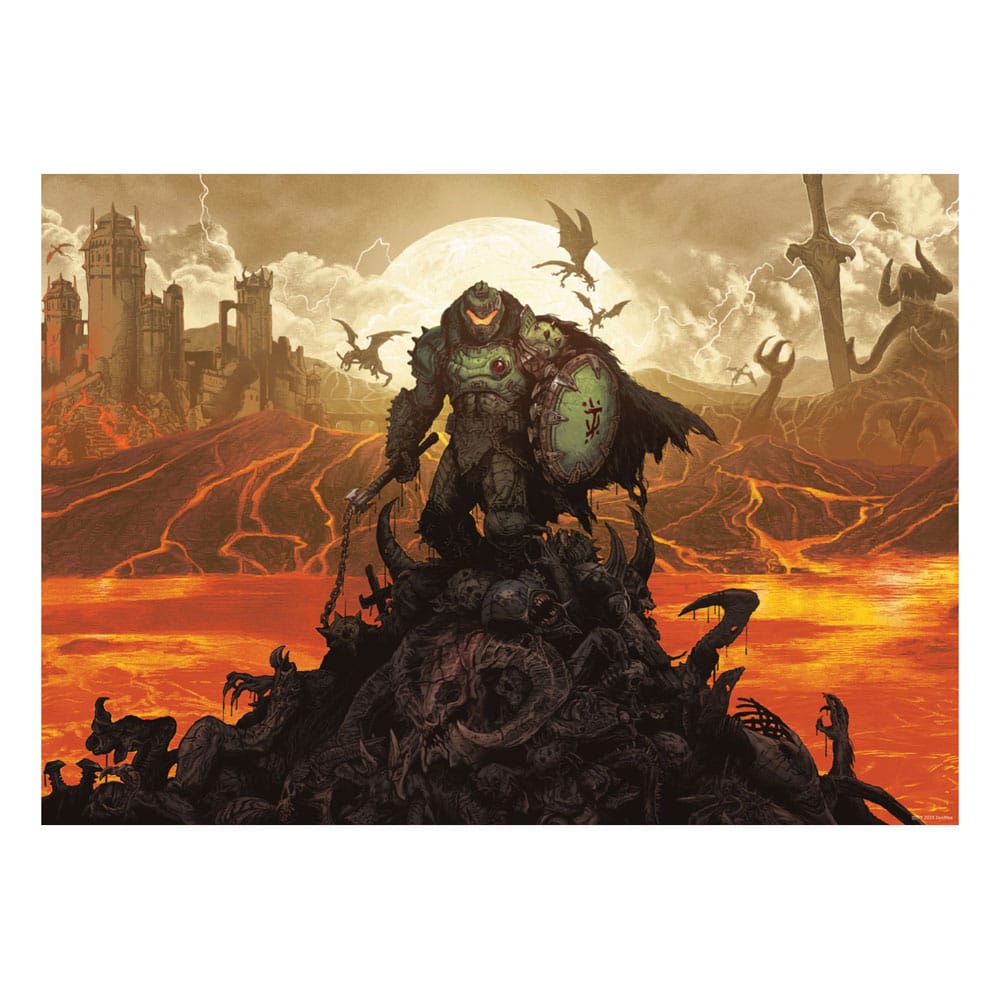FaNaTtik Doom: The Dark Ages Art Print Limited Edition 42 x 30 cm