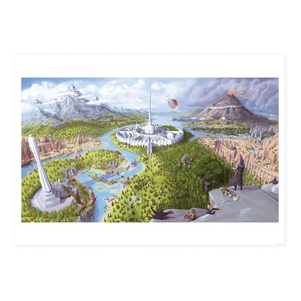 FaNaTtik The Elder Scrolls IV: Oblivion Art Print Imperial City 42 x 30 cm