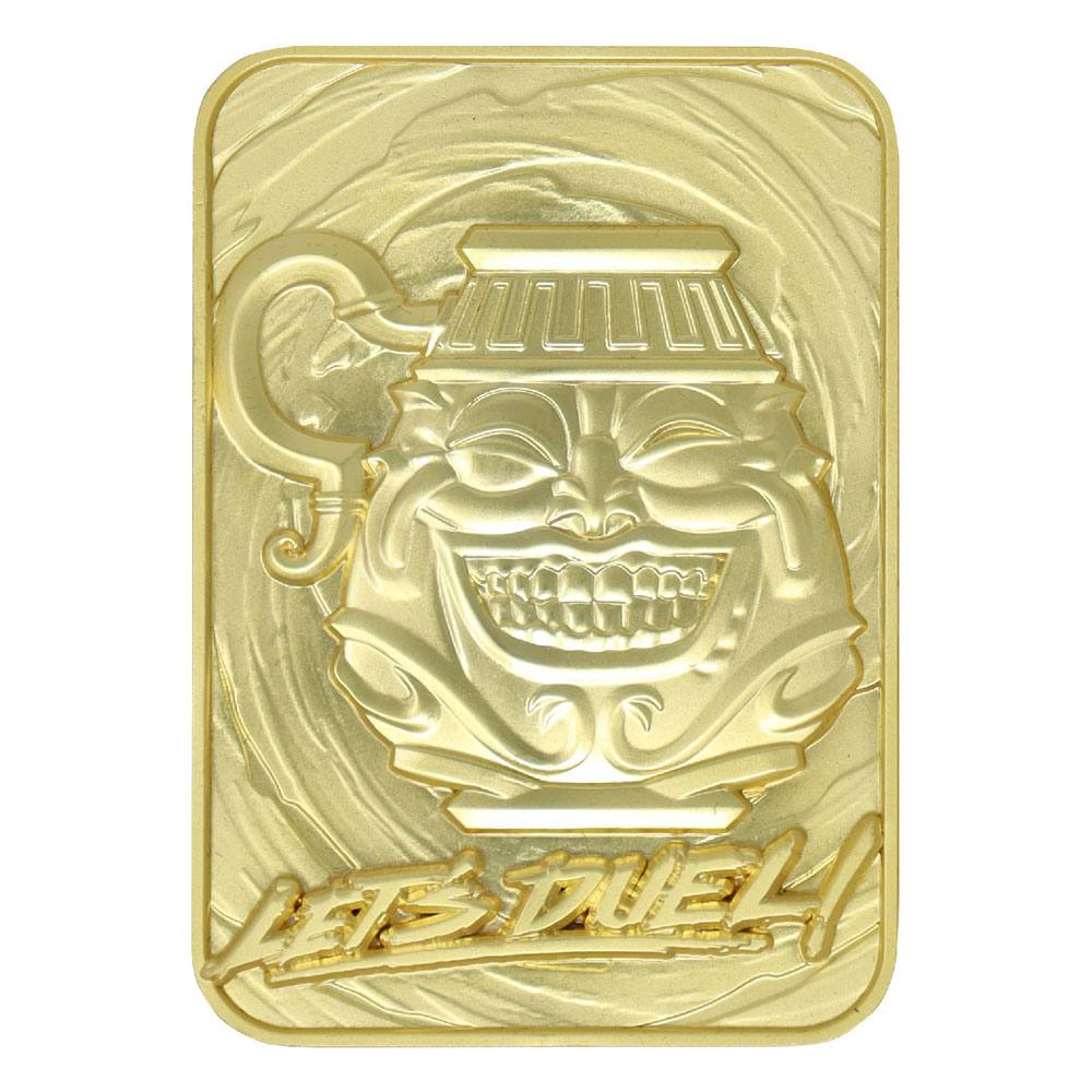 Yu-Gi-Oh! Replica Card Pot of Greed (gold plated)