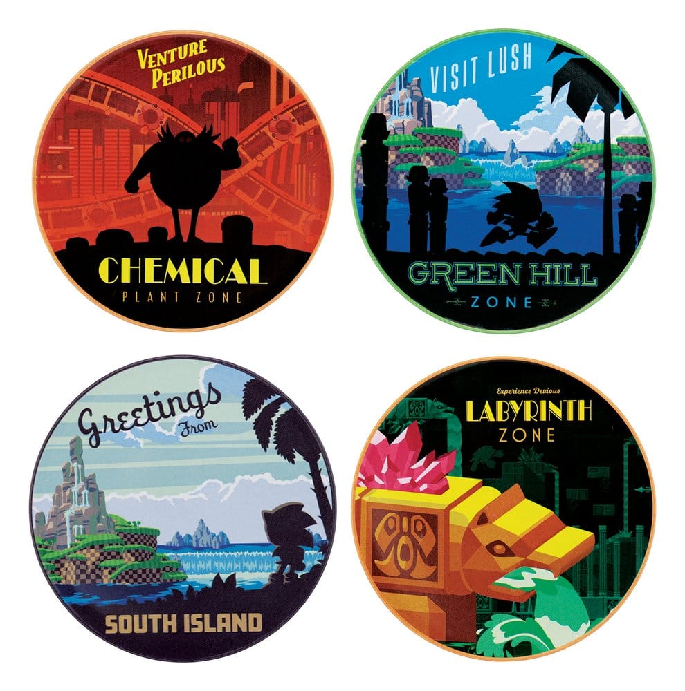 Sonic - The Hedgehog Coaster 4-Pack 