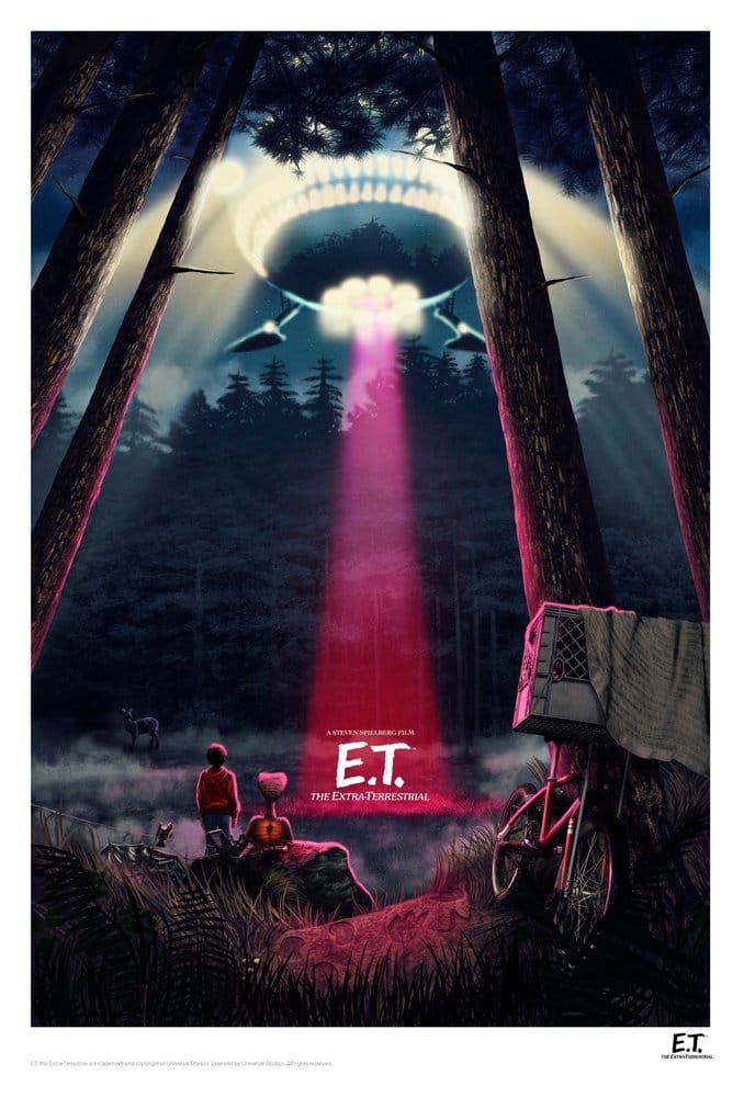E.T. the Extra-Terrestrial Art Print Ver. B Limited Edition 30 x 47 cm