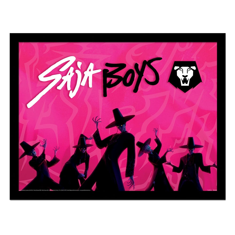 Pyramid International KPop Demon Hunters Collector Print Framed Poster Saja Boys Idol