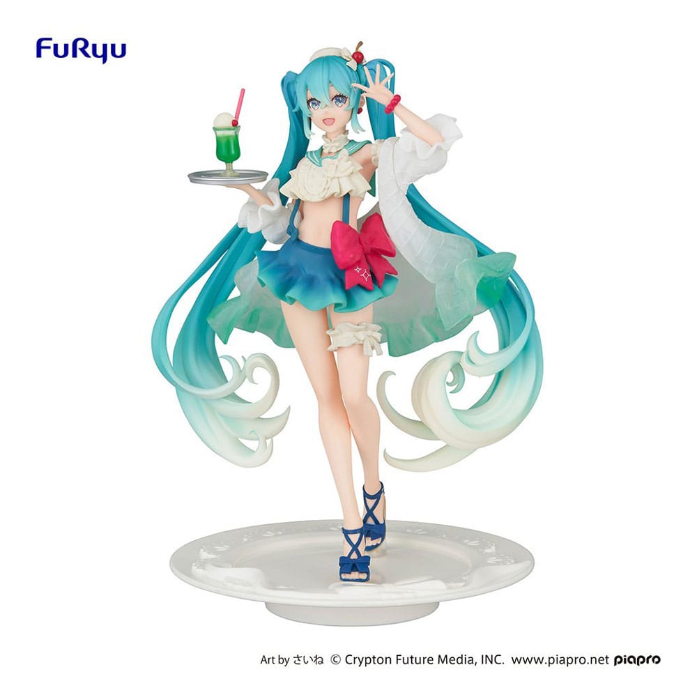 Spy x Family PVC Statue Hatsune Miku SweetSweets Series Melon Soda Float 18 cm