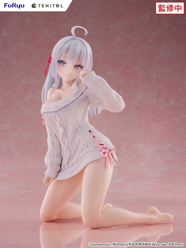 PRECOMENZI - Alya Sometimes Hides Her Feelings in Russian Noodle Stopper PVC Figure Knit Ver. 26 cm