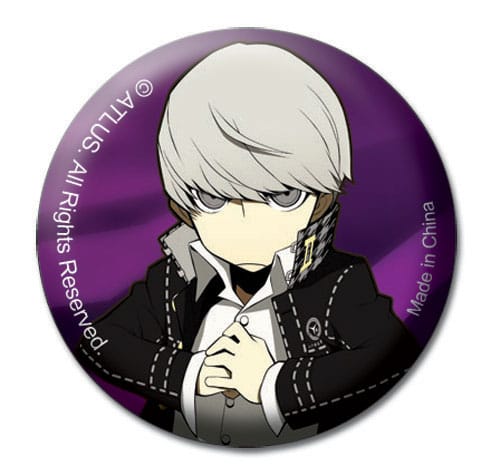 Persona Q metal Pin Badge Protagonist P4