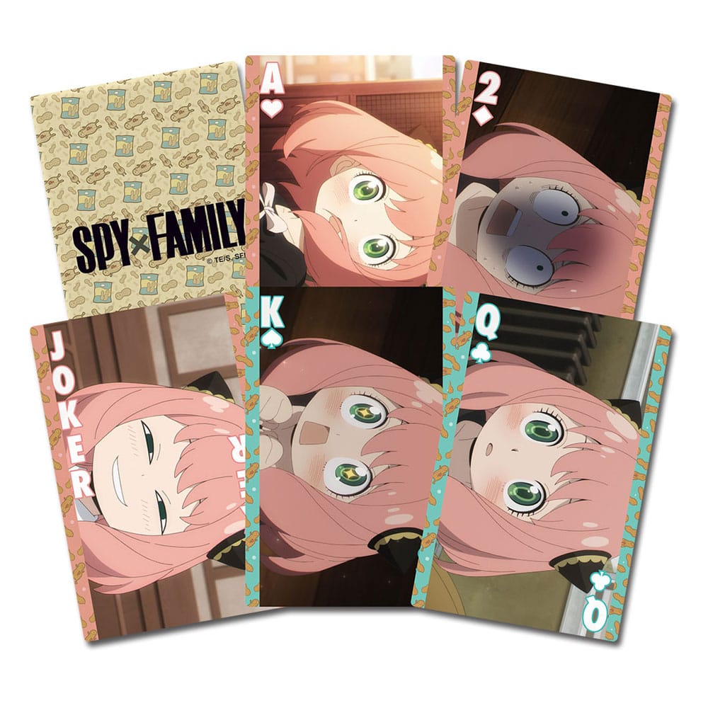 Spy x Family spillekort - Anya Facial Expressions
