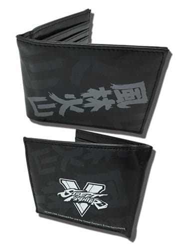 Street Fighter V Bifold Wallet Ryu Word