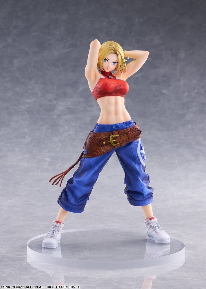 Fighting Girls Collection The King of Fighters XV PVC Figure 1/7 Blue Mary 26 cm