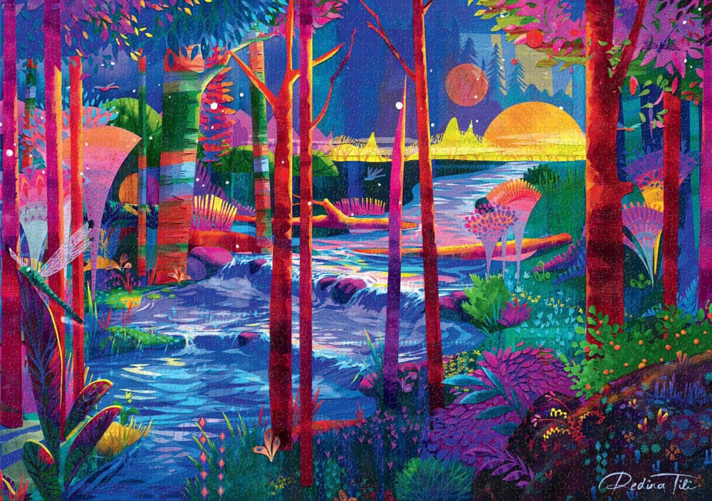 Redina Tili Puzzle Sleeping Giants (1000 pieces) afbeelding