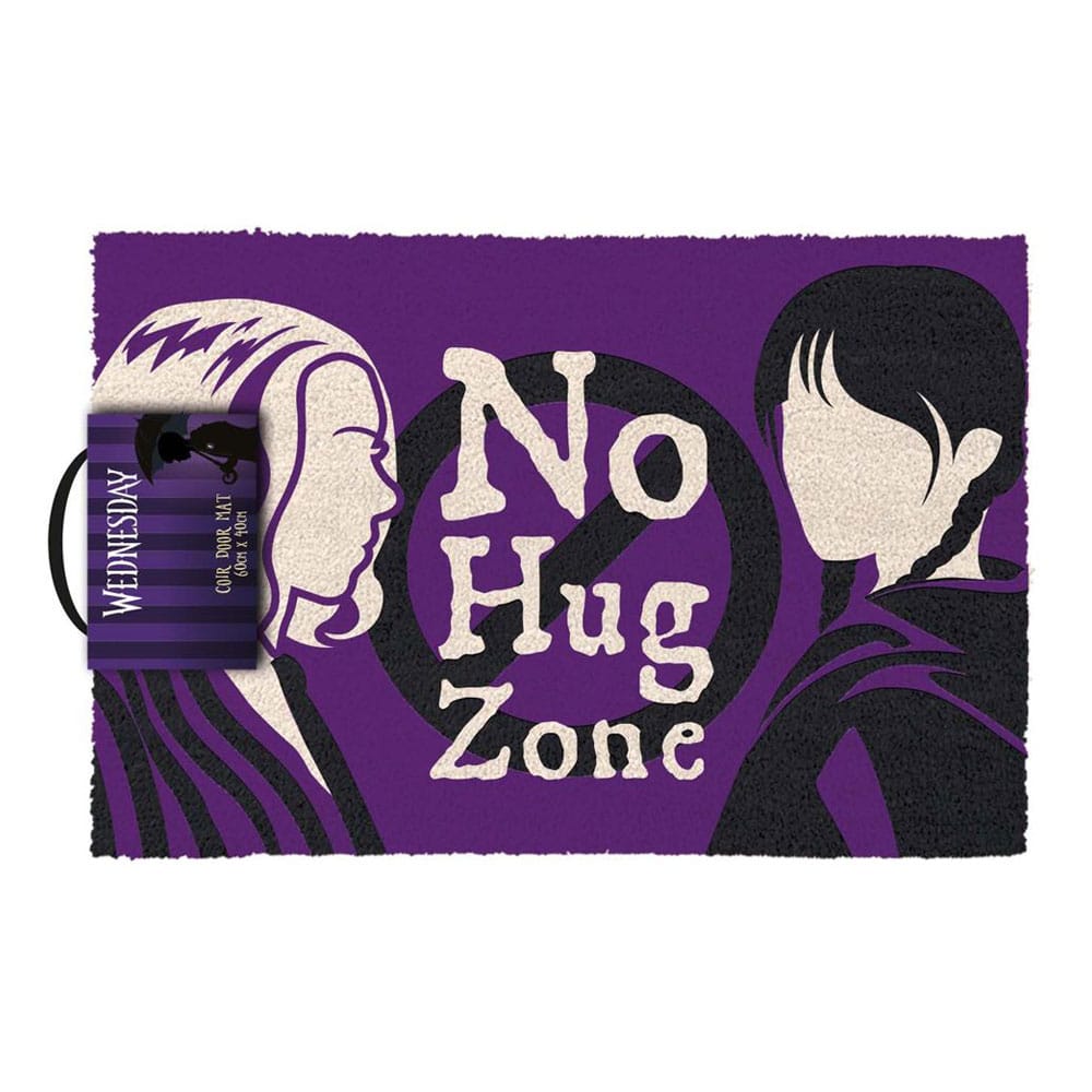 Wednesday Dørmåtte - No Hug Zone 40 x 60 cm