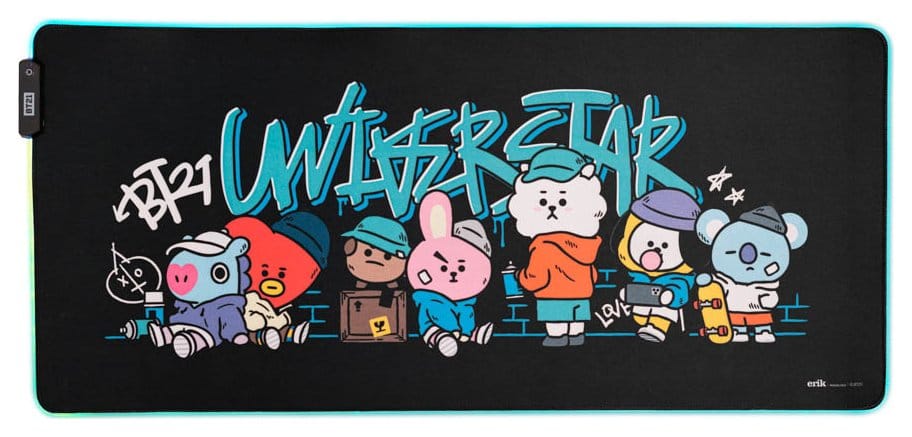 PRECOMENZI - BT21 LED XXL Mouse Mat 90 x 40 cm