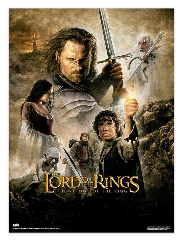 PRECOMENZI - The Lord of the Rings Poster 38 x 52 cm Set of 2