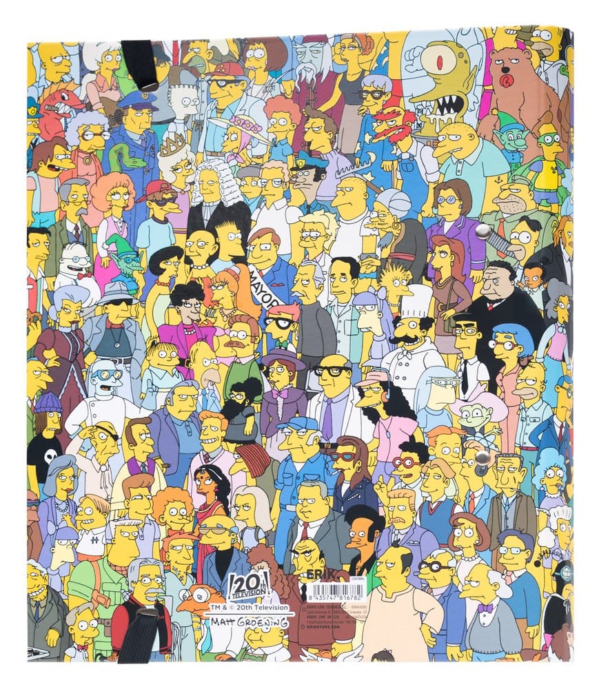 PRECOMENZI - The Simpsons Ring Binder 2 Rings 32 x 28 cm